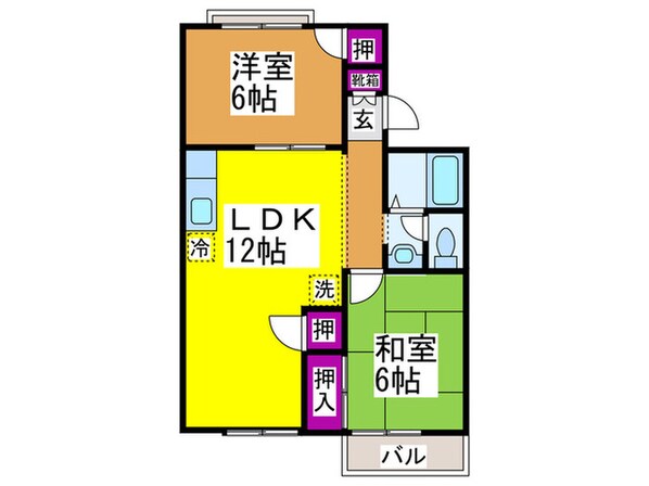 ヴァンベール松井の物件間取画像